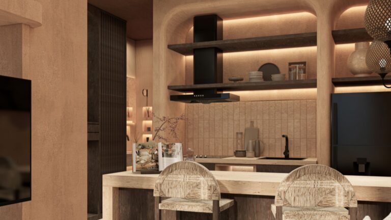 Terracotta design a Solea apartmanban – Azoria Suluban