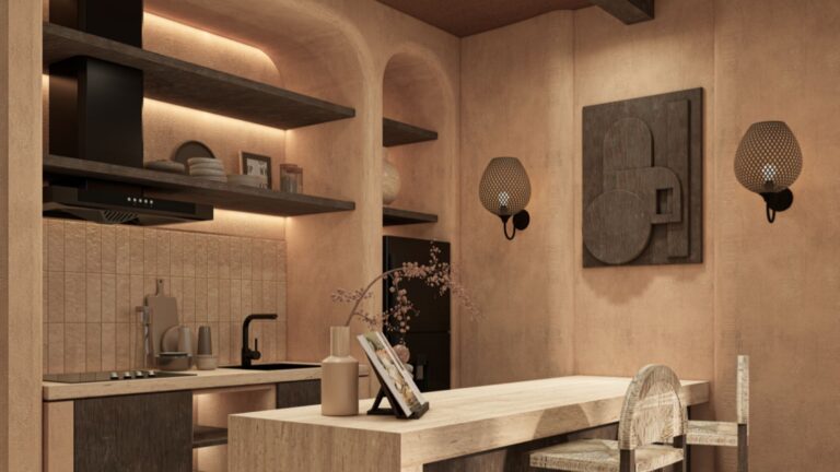 Terracotta design a Solea apartmanban – Azoria Suluban