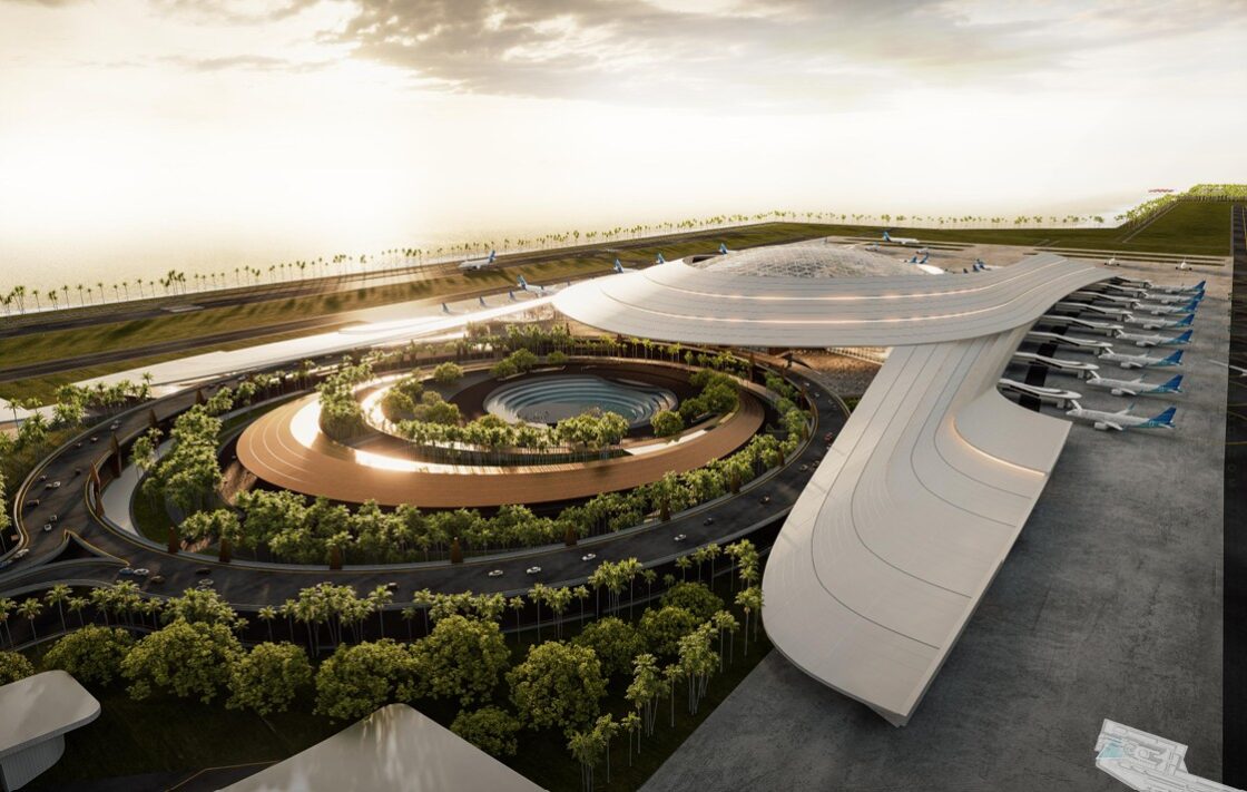 Bali új reptere északon - render