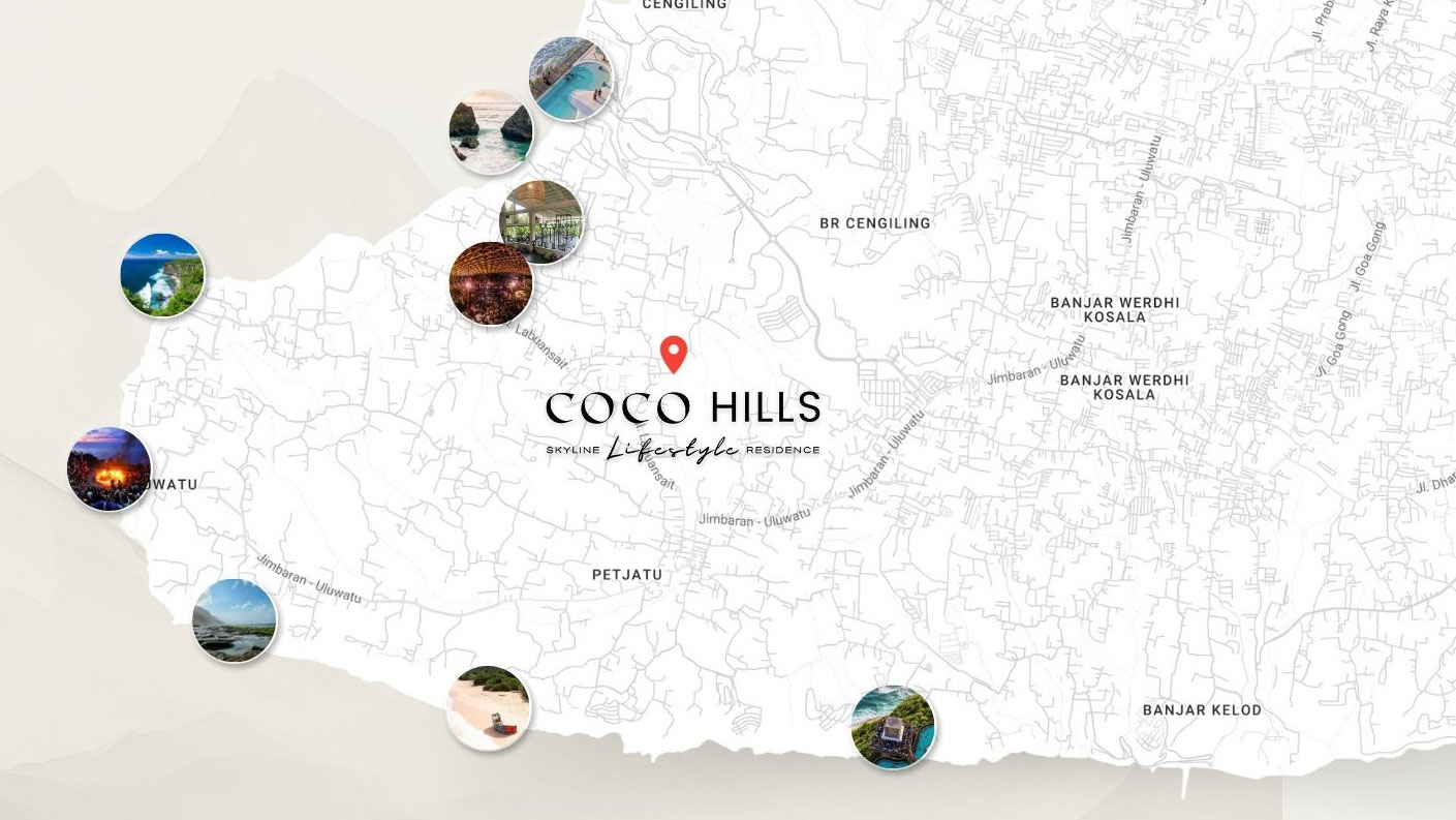 COCO Hills Lifestyle Residence Location Map