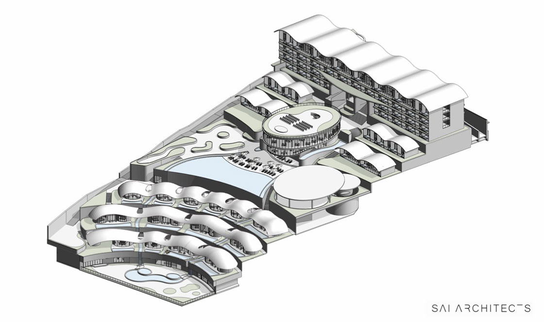 Aura Wellness Resort - a SAI Architects tervezése