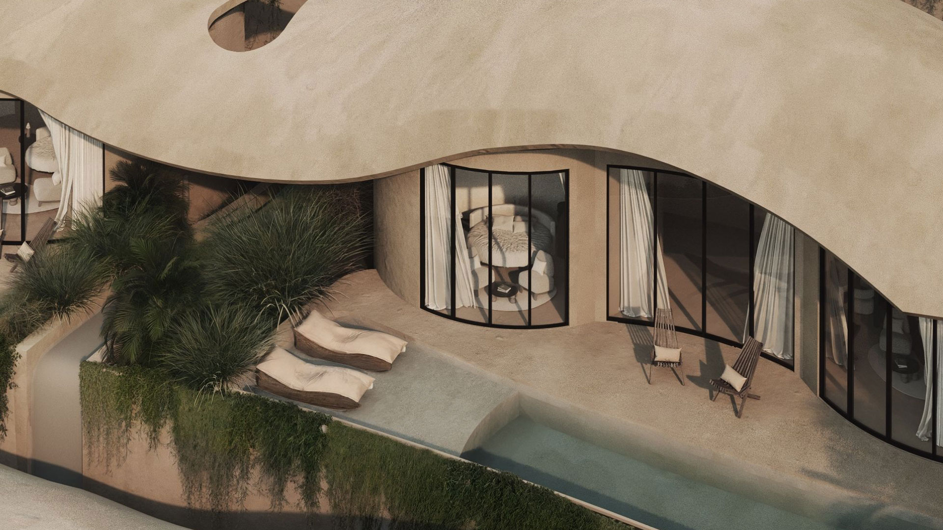 A nyugalom szentélye 4 főnek – Sanctuary 2 hálószobás villa