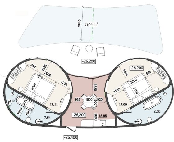 Sanctuary Villa alaprajz